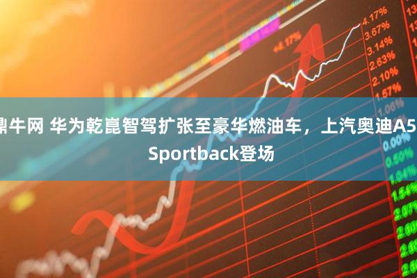 鼎牛网 华为乾崑智驾扩张至豪华燃油车，上汽奥迪A5L Sportback登场